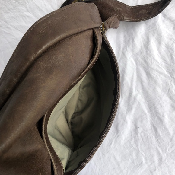 Ameri Bag Healthy Back Bag Crossbody Bag Leather Brown - Picture 9 of 16